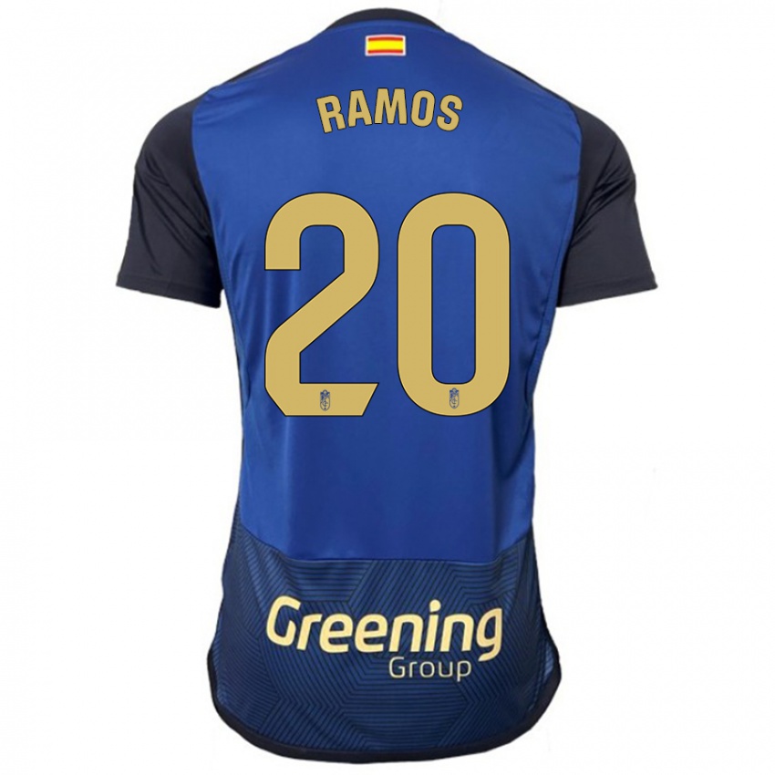 Mulher Camisola Lucía Ramos #20 Marinha Alternativa 2023/24 Camisa