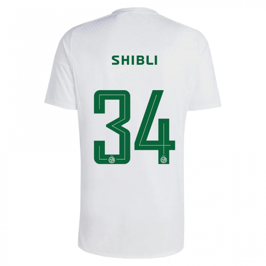 Mulher Camisola Hamza Shibli #34 Azul Esverdeado Alternativa 2023/24 Camisa