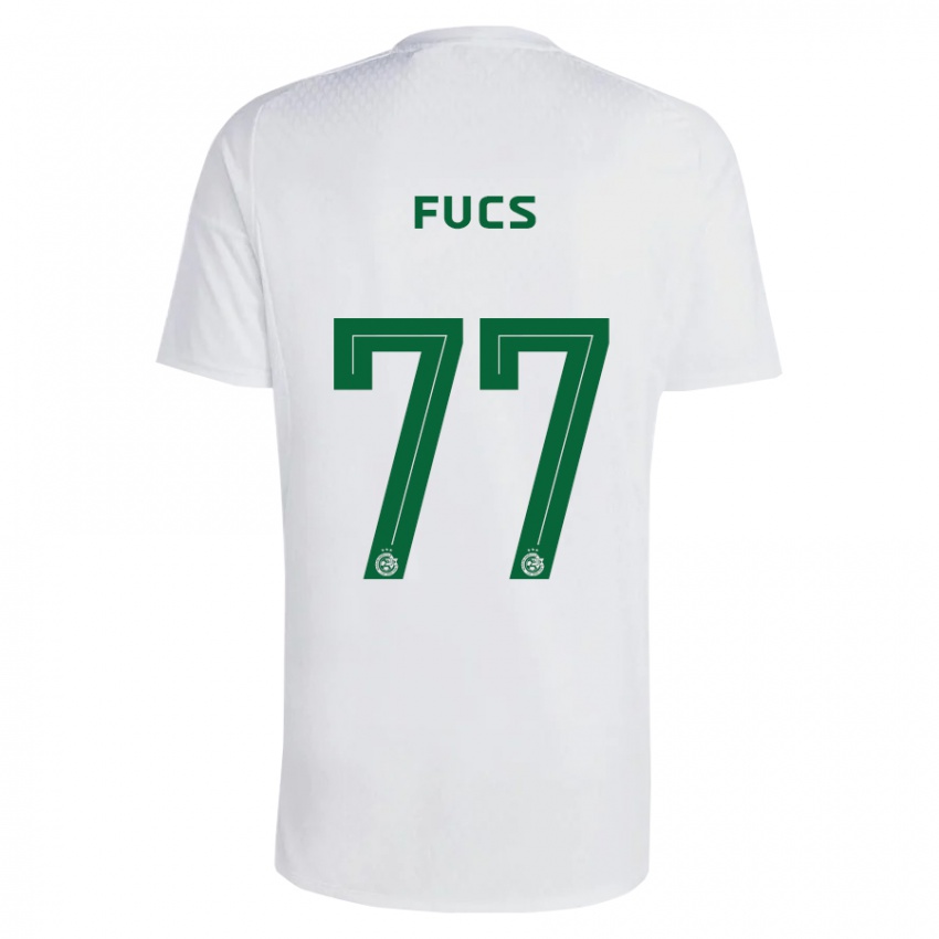 Mulher Camisola Roee Fucs #77 Azul Esverdeado Alternativa 2023/24 Camisa