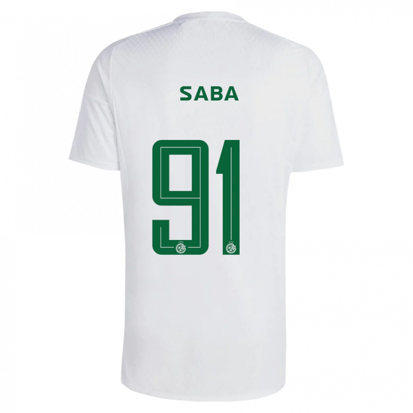 Mulher Camisola Dia Saba #91 Azul Esverdeado Alternativa 2023/24 Camisa