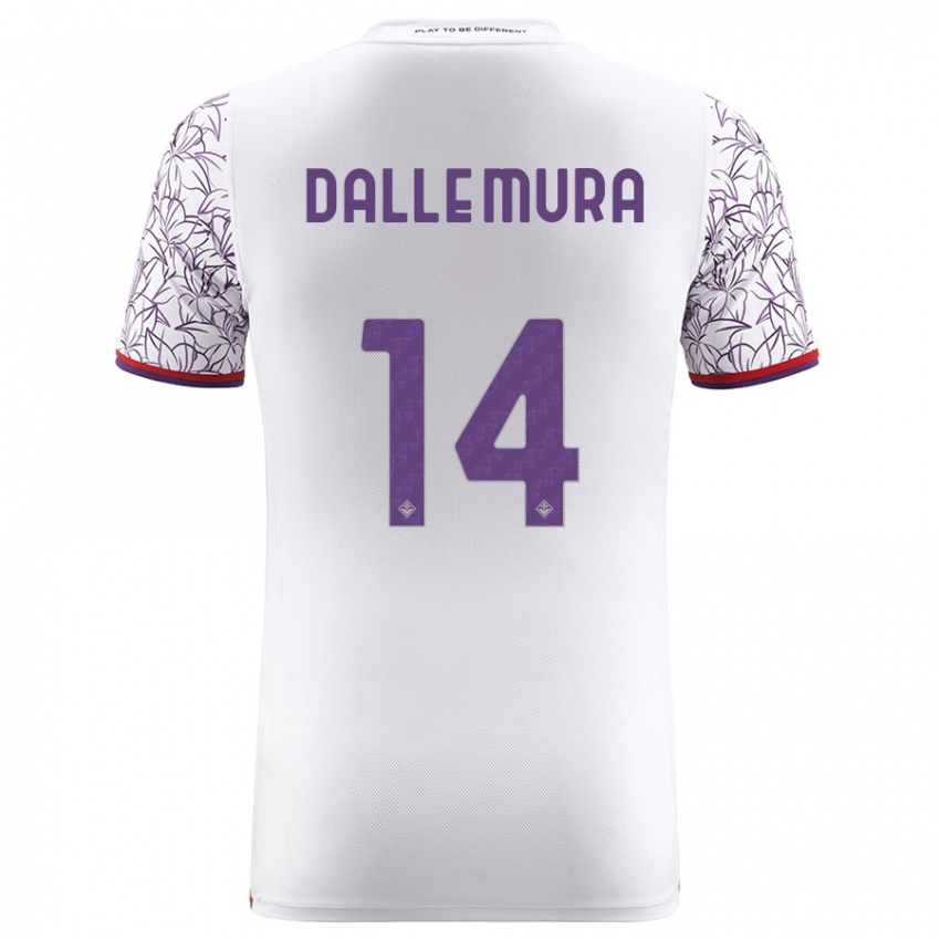 Mulher Camisola Christian Dalle Mura #14 Branco Alternativa 2023/24 Camisa