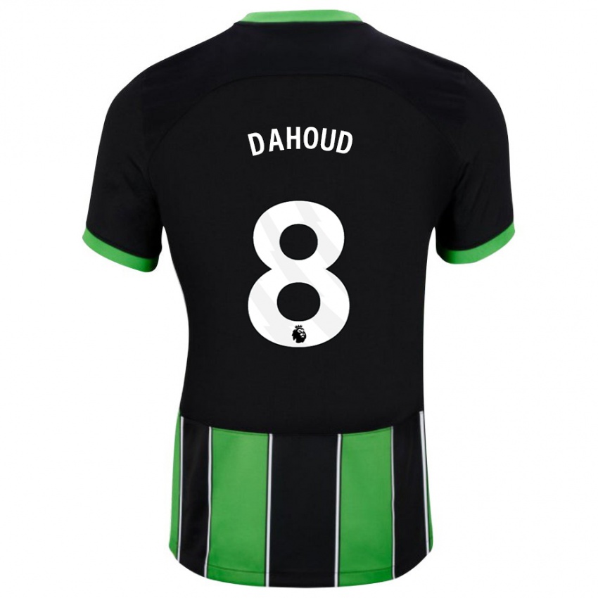 Mulher Camisola Mahmoud Dahoud #8 Preto Verde Alternativa 2023/24 Camisa