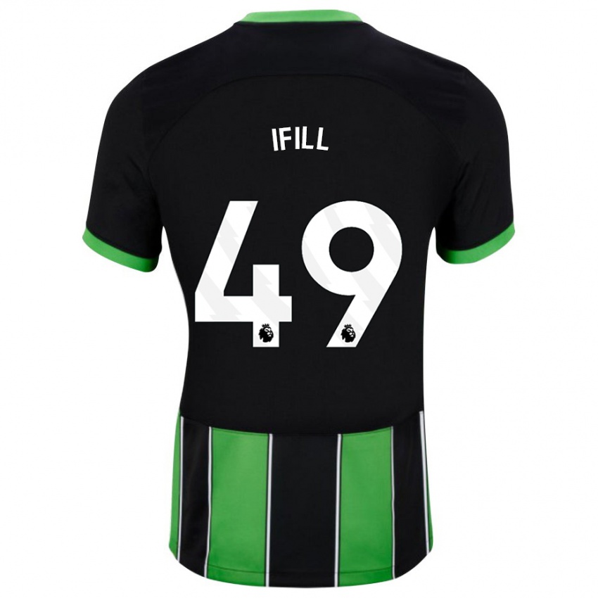 Mulher Camisola Marcus Ifill #49 Preto Verde Alternativa 2023/24 Camisa
