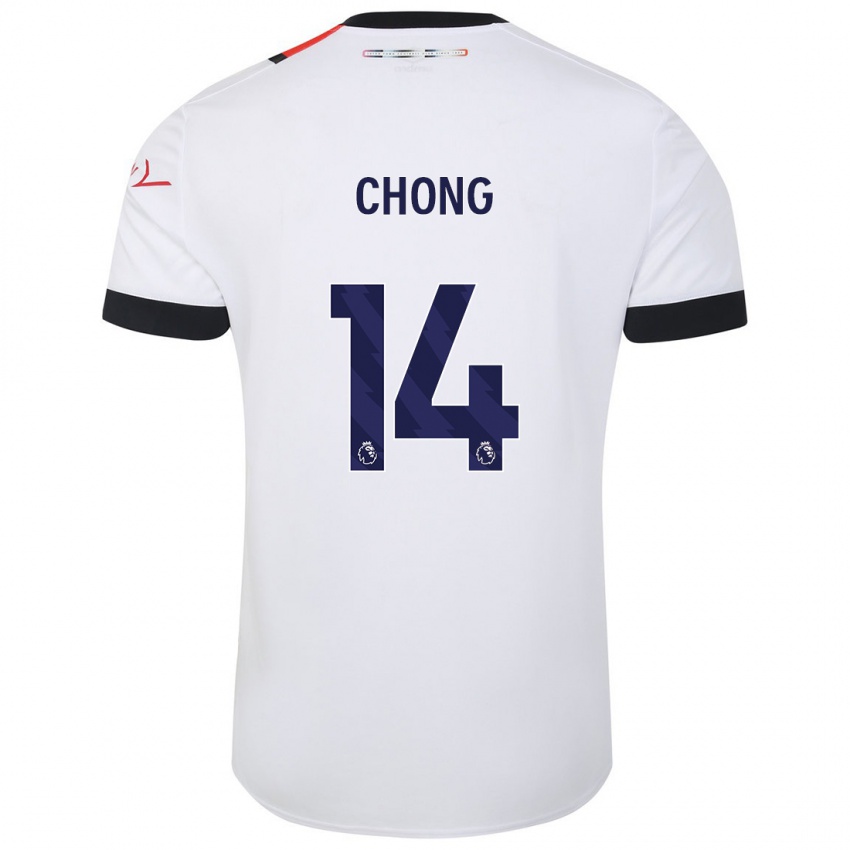 Mulher Camisola Tahith Chong #14 Branco Alternativa 2023/24 Camisa