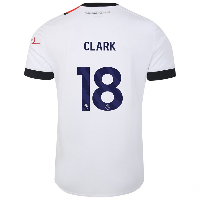 Mulher Camisola Jordan Clark #18 Branco Alternativa 2023/24 Camisa