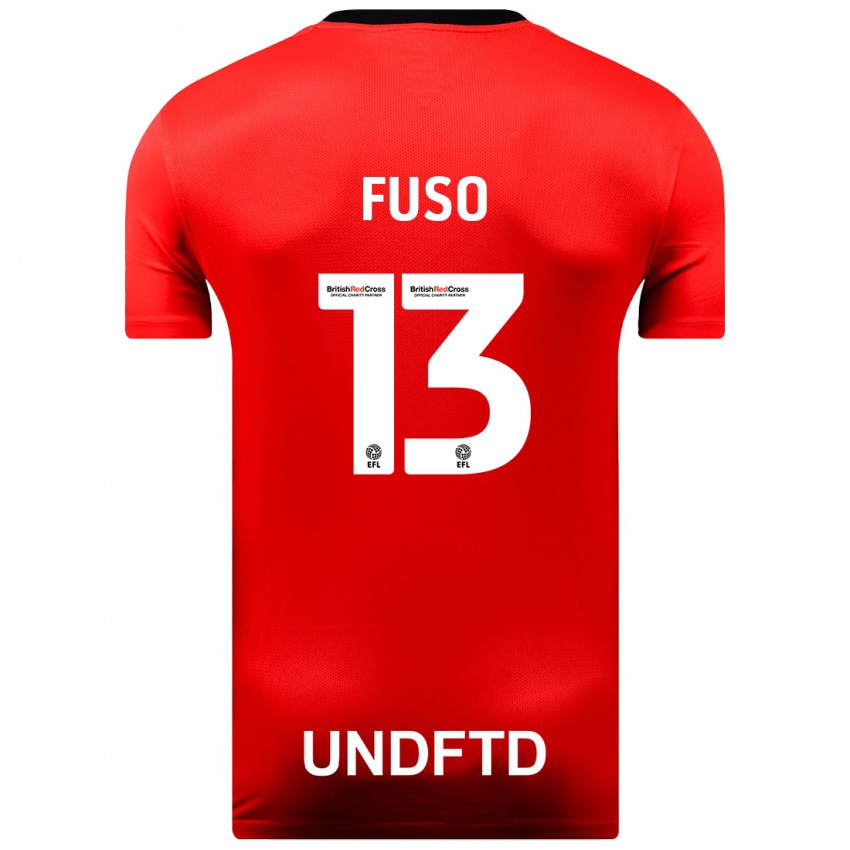 Mulher Camisola Ivana Fuso #13 Vermelho Alternativa 2023/24 Camisa