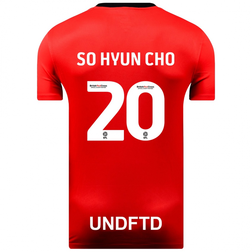 Mulher Camisola Cho So-Hyun #20 Vermelho Alternativa 2023/24 Camisa