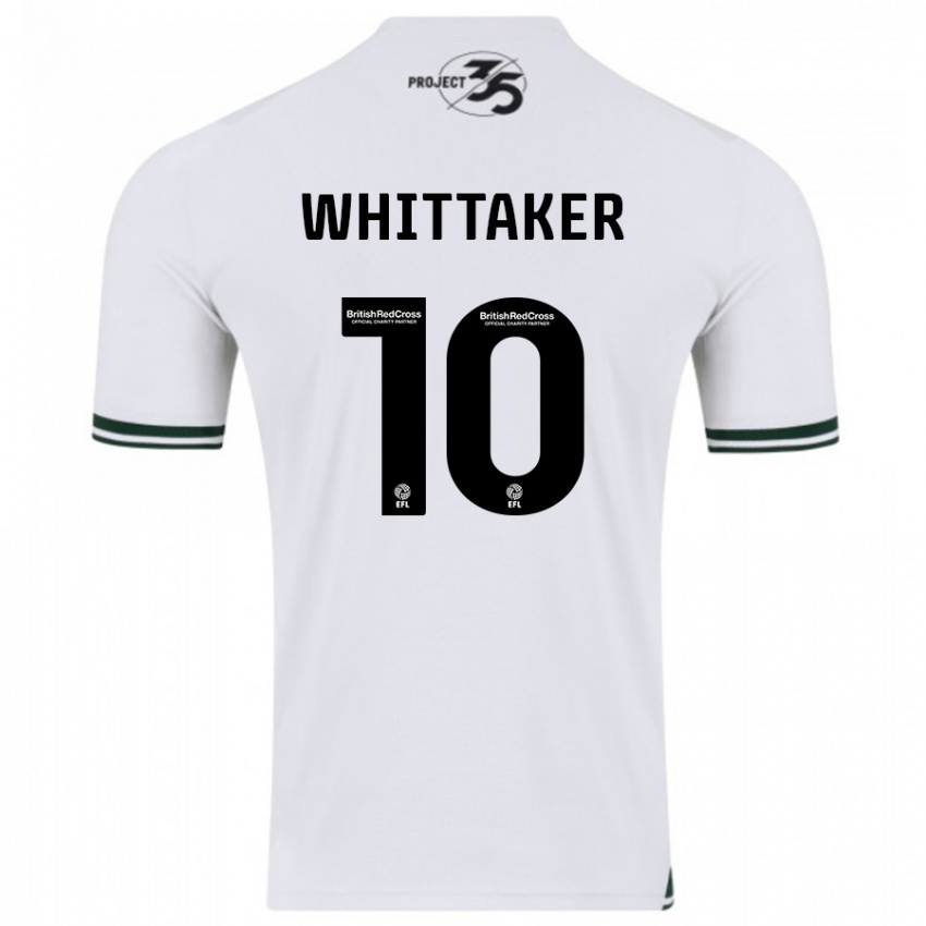 Mulher Camisola Morgan Whittaker #10 Branco Alternativa 2023/24 Camisa