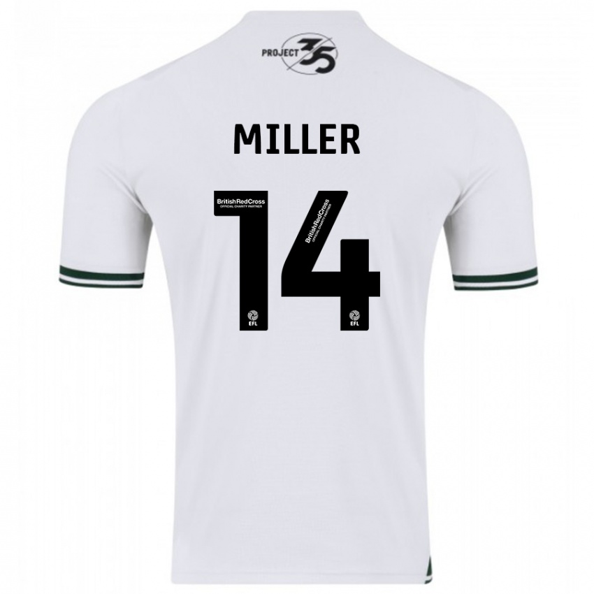 Mulher Camisola Mickel Miller #14 Branco Alternativa 2023/24 Camisa