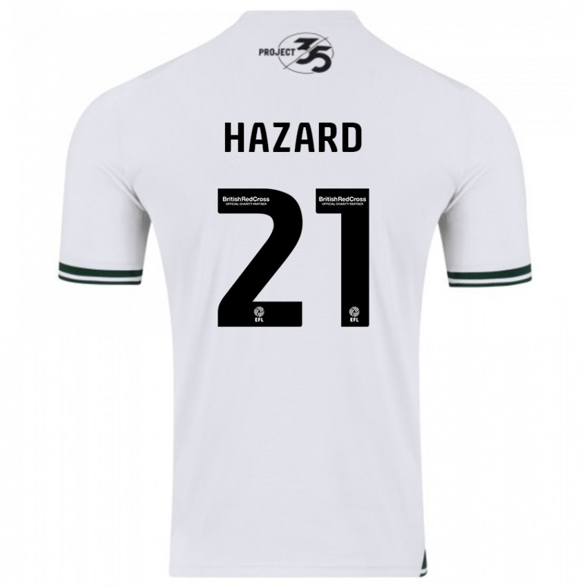 Mulher Camisola Conor Hazard #21 Branco Alternativa 2023/24 Camisa