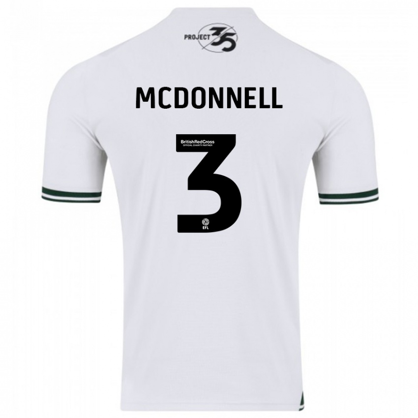 Mulher Camisola Rosie Mcdonnell #3 Branco Alternativa 2023/24 Camisa