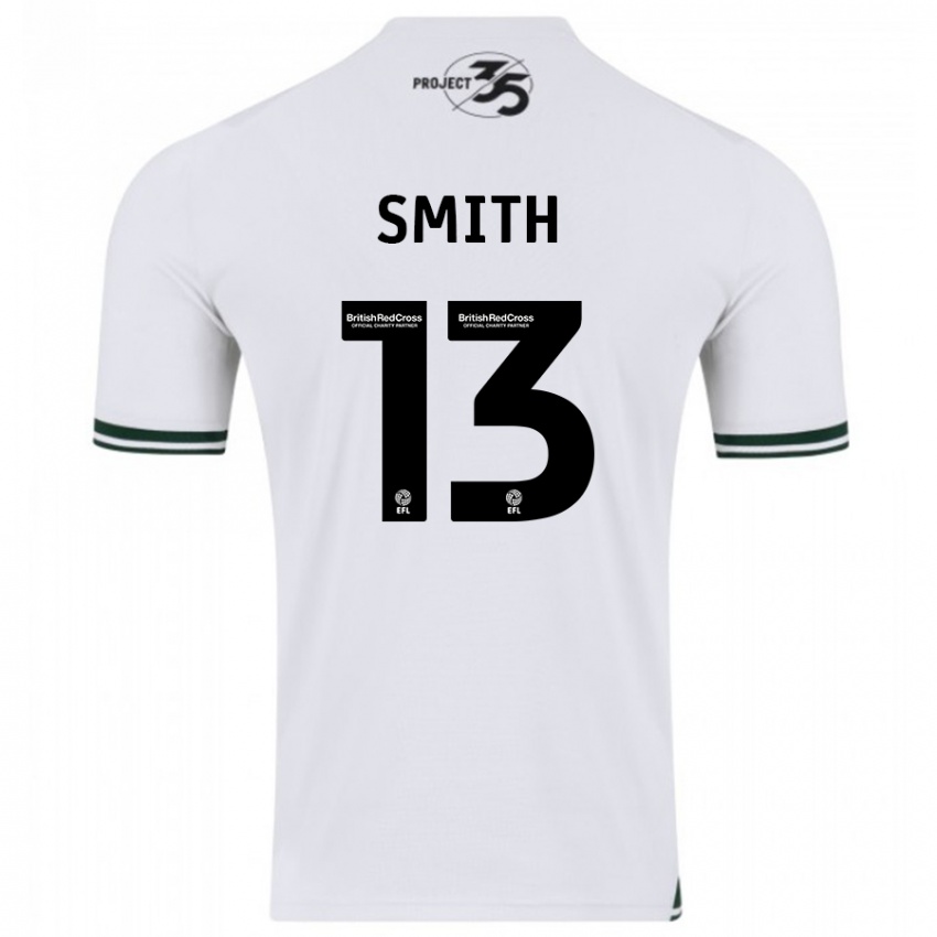 Mulher Camisola Grace Smith #13 Branco Alternativa 2023/24 Camisa