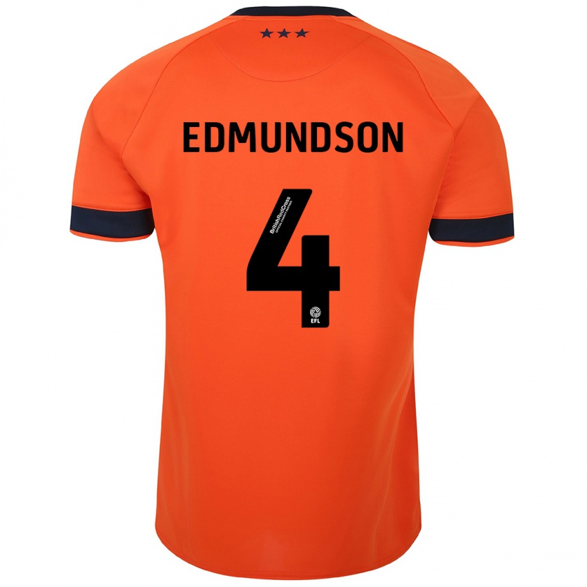 Mulher Camisola George Edmundson #4 Laranja Alternativa 2023/24 Camisa