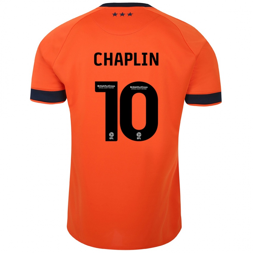 Mulher Camisola Conor Chaplin #10 Laranja Alternativa 2023/24 Camisa