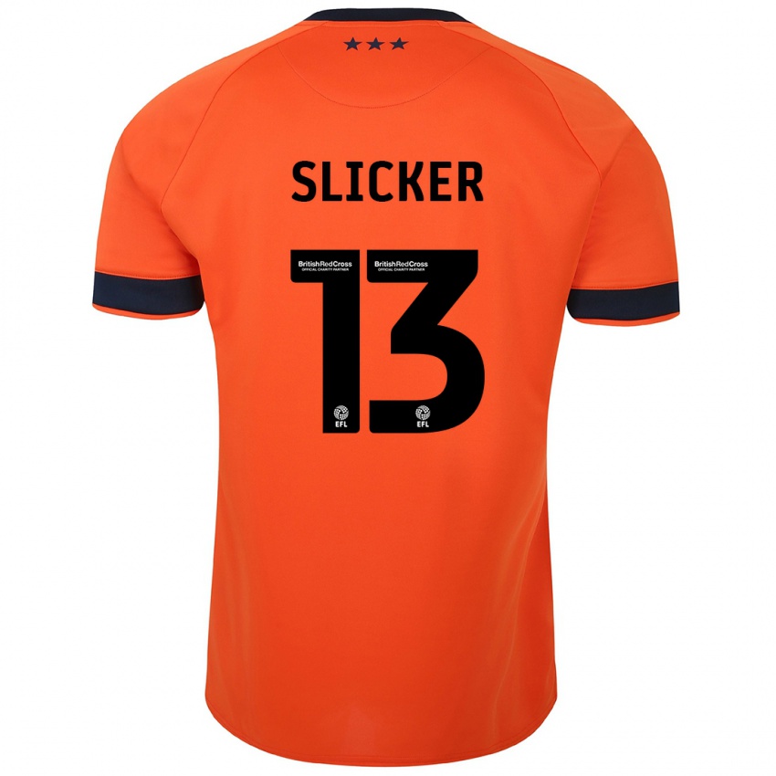 Mulher Camisola Cieran Slicker #13 Laranja Alternativa 2023/24 Camisa