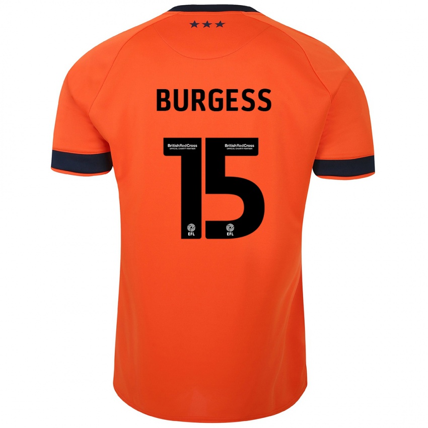 Mulher Camisola Cameron Burgess #15 Laranja Alternativa 2023/24 Camisa