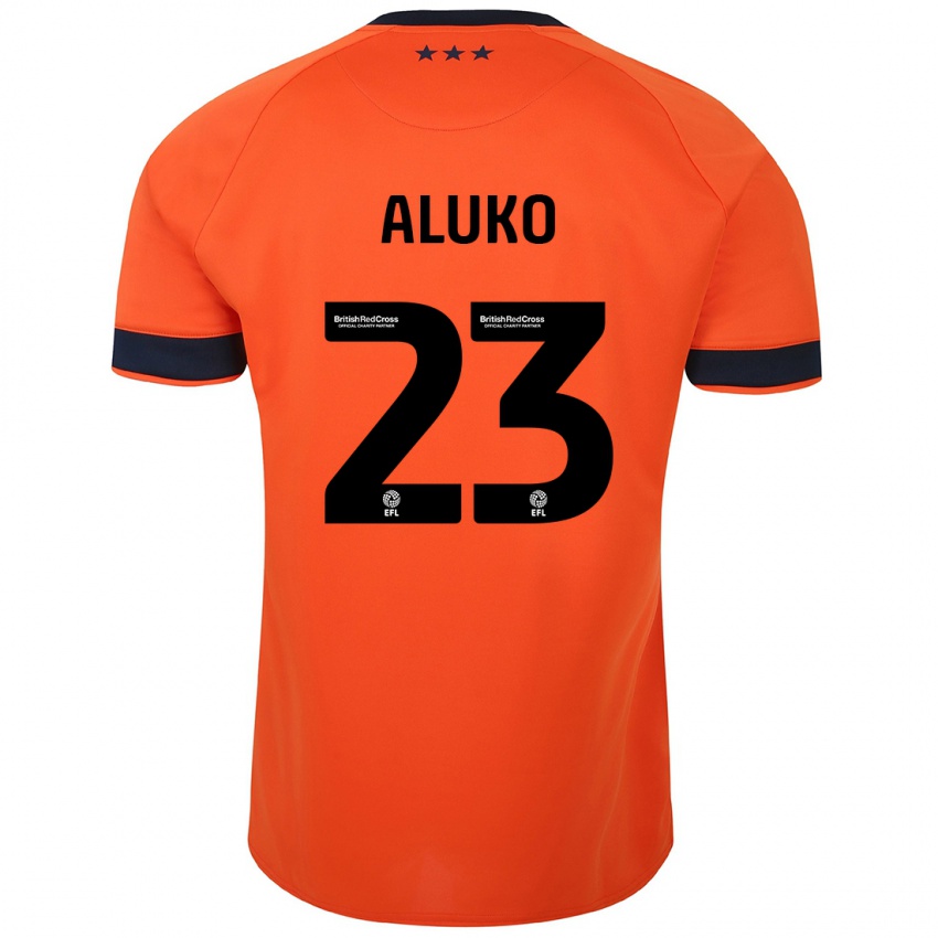 Mulher Camisola Sone Aluko #23 Laranja Alternativa 2023/24 Camisa