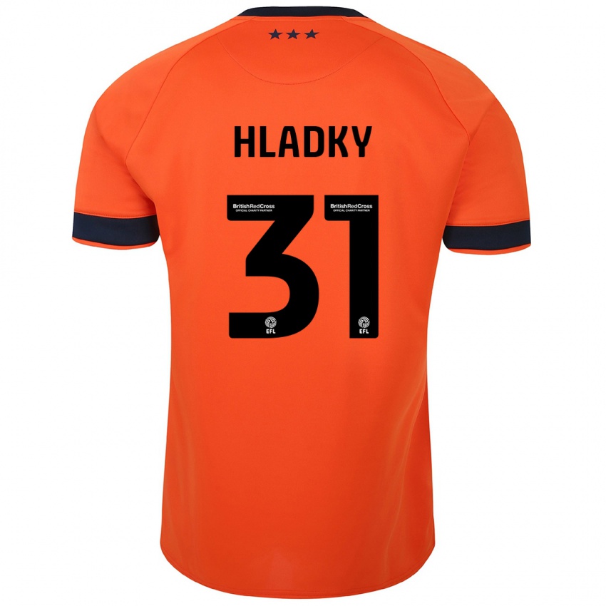 Mulher Camisola Vaclav Hladky #31 Laranja Alternativa 2023/24 Camisa