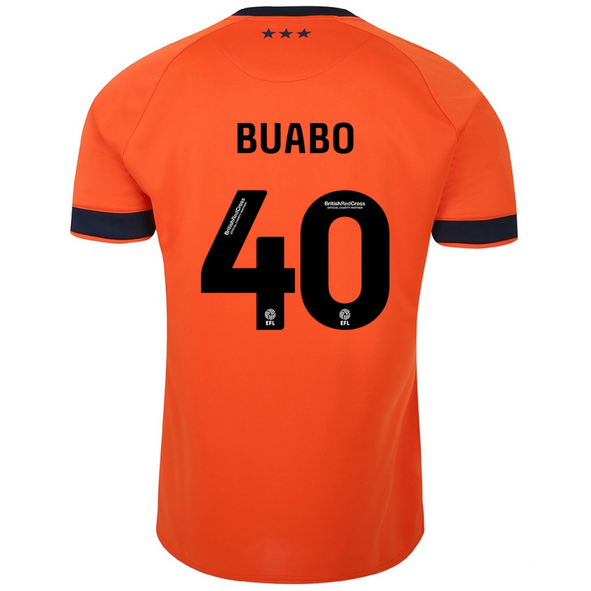 Mulher Camisola Gerard Buabo #40 Laranja Alternativa 2023/24 Camisa