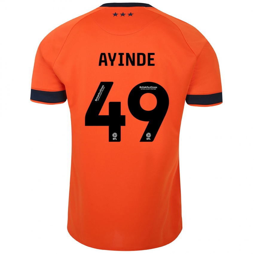 Mulher Camisola Leon Ayinde #49 Laranja Alternativa 2023/24 Camisa