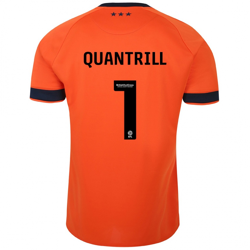 Mulher Camisola Sarah Quantrill #1 Laranja Alternativa 2023/24 Camisa