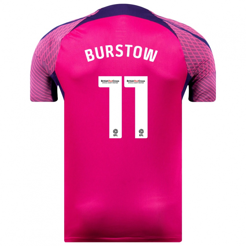 Mulher Camisola Mason Burstow #11 Roxo Alternativa 2023/24 Camisa