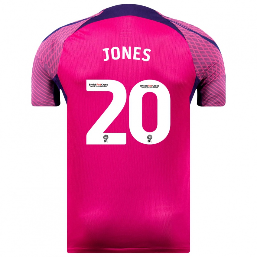 Mulher Camisola Ellen Jones #20 Roxo Alternativa 2023/24 Camisa