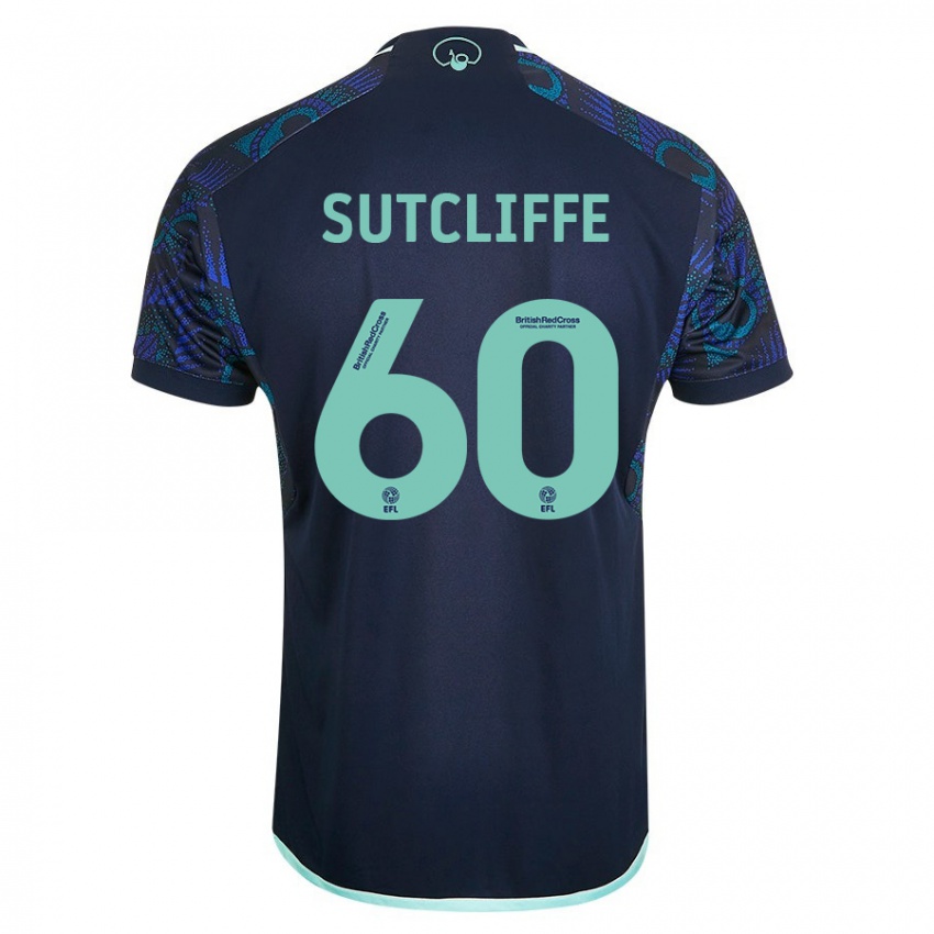Mulher Camisola Harvey Sutcliffe #60 Azul Alternativa 2023/24 Camisa