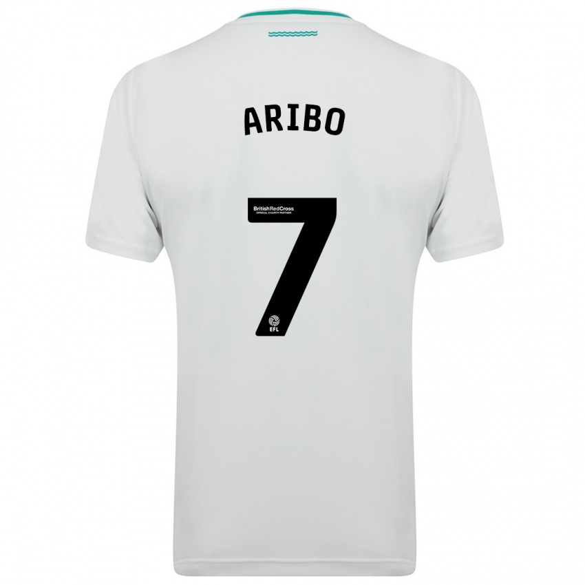 Mulher Camisola Joe Aribo #7 Branco Alternativa 2023/24 Camisa