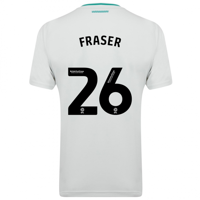 Mulher Camisola Ryan Fraser #26 Branco Alternativa 2023/24 Camisa