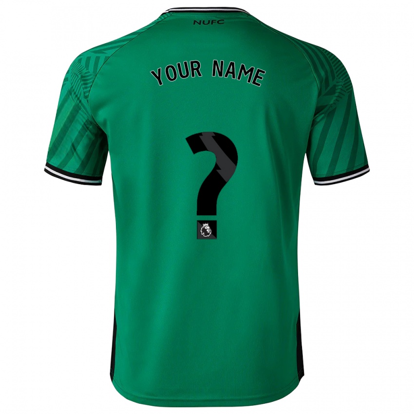 Mulher Camisola Seu Nome #0 Verde Alternativa 2023/24 Camisa