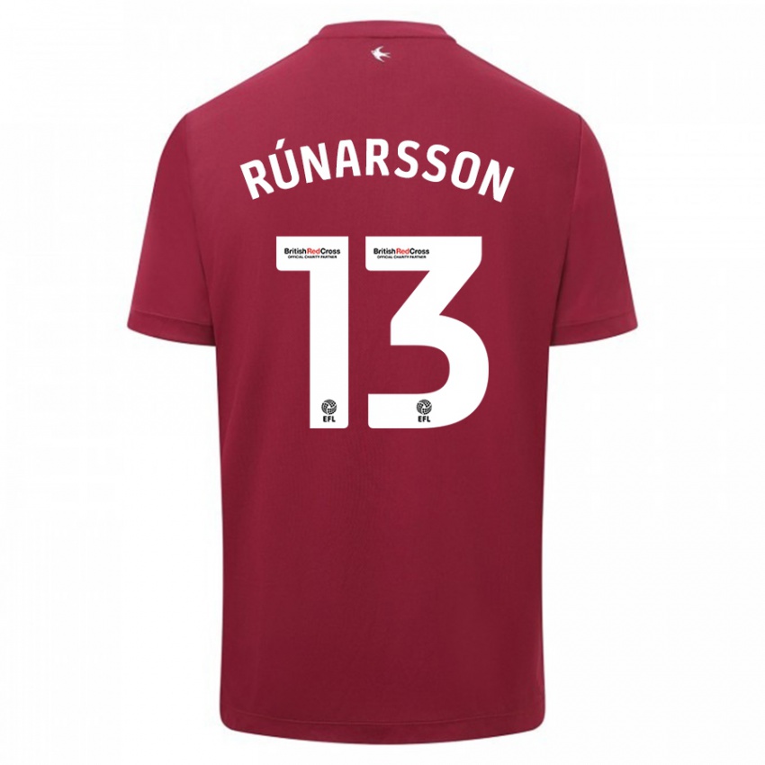 Mulher Camisola Runar Alex Runarsson #13 Vermelho Alternativa 2023/24 Camisa