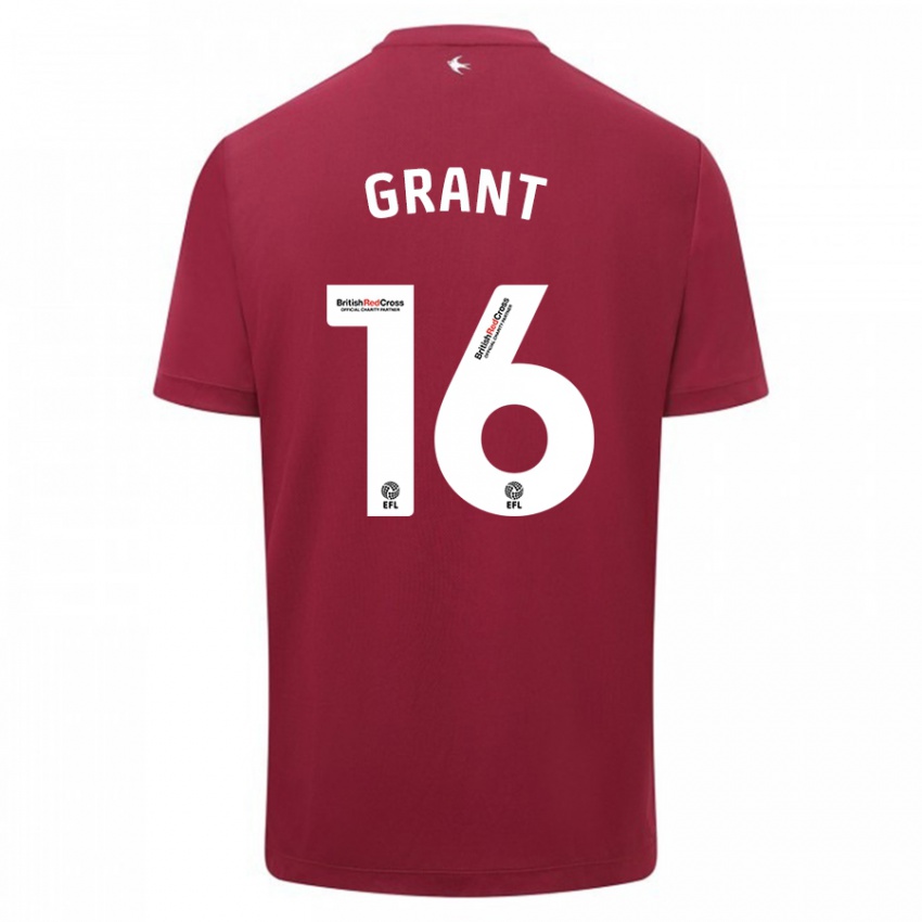 Mulher Camisola Karlan Grant #16 Vermelho Alternativa 2023/24 Camisa