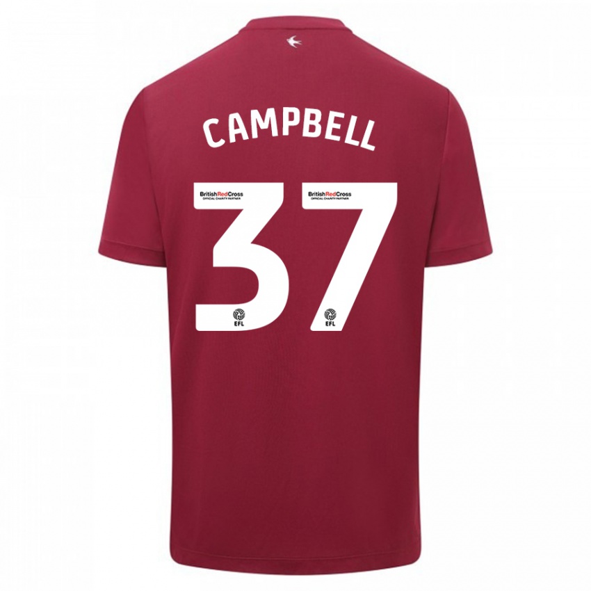 Mulher Camisola Vontae Daley-Campbell #37 Vermelho Alternativa 2023/24 Camisa