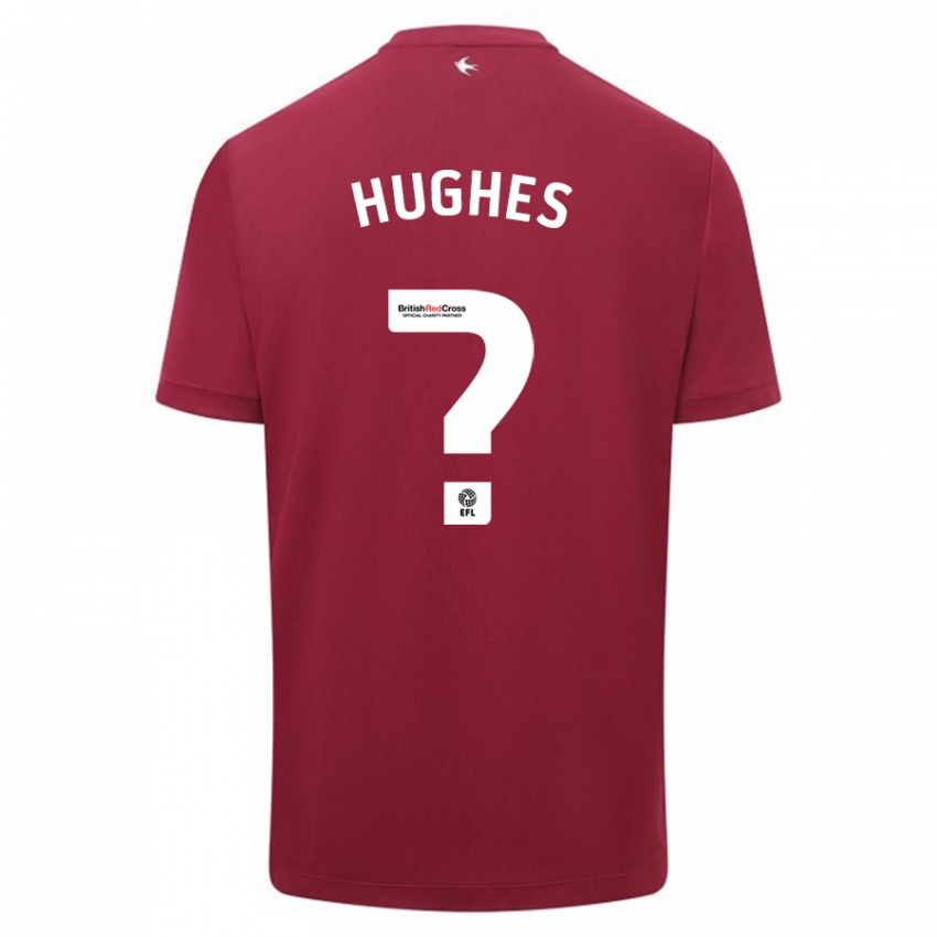 Mulher Camisola Caleb Hughes #0 Vermelho Alternativa 2023/24 Camisa
