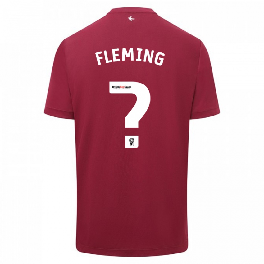 Mulher Camisola Cole Fleming #0 Vermelho Alternativa 2023/24 Camisa