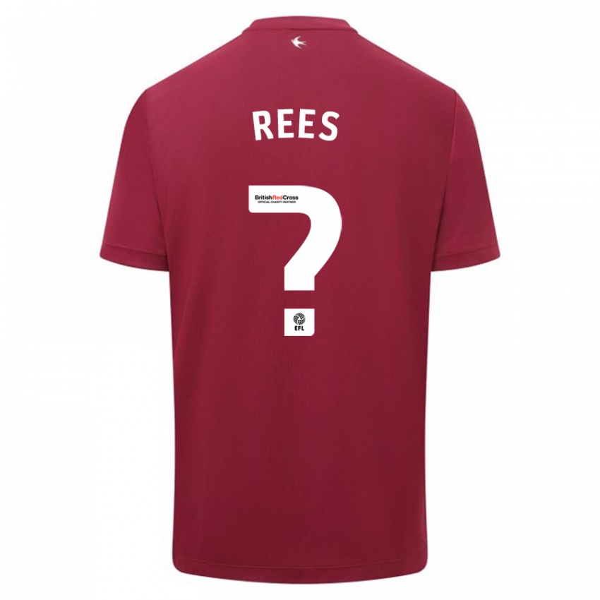 Mulher Camisola Joe Rees #0 Vermelho Alternativa 2023/24 Camisa