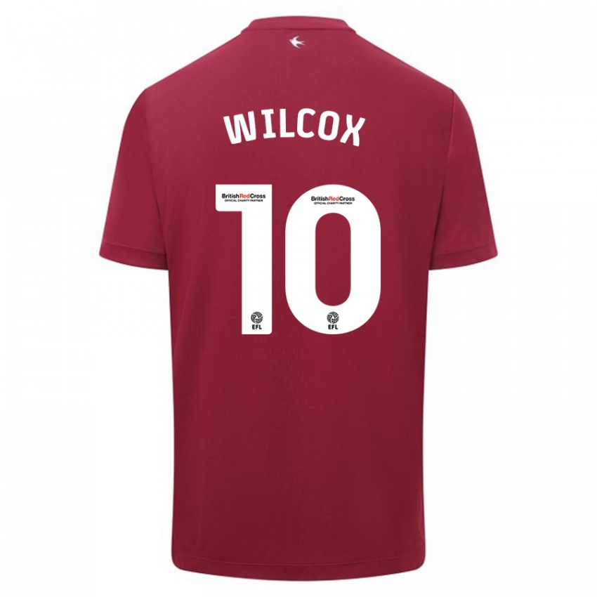 Mulher Camisola Danielle Wilcox #10 Vermelho Alternativa 2023/24 Camisa