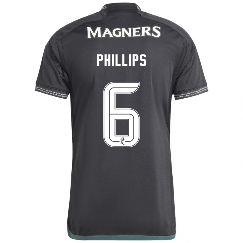 Mulher Camisola Nathaniel Phillips #6 Preto Alternativa 2023/24 Camisa