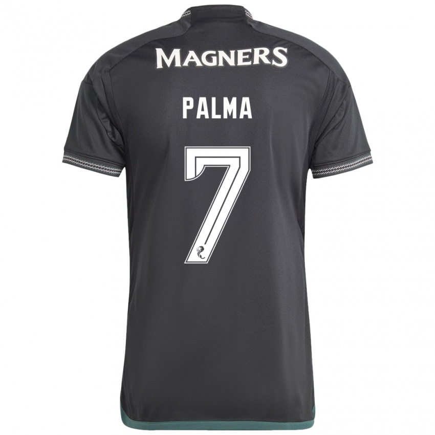 Mulher Camisola Luis Palma #7 Preto Alternativa 2023/24 Camisa