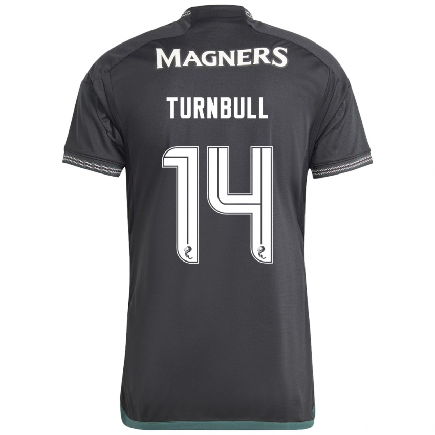 Mulher Camisola David Turnbull #14 Preto Alternativa 2023/24 Camisa