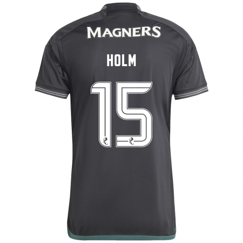 Mulher Camisola Odin Thiago Holm #15 Preto Alternativa 2023/24 Camisa