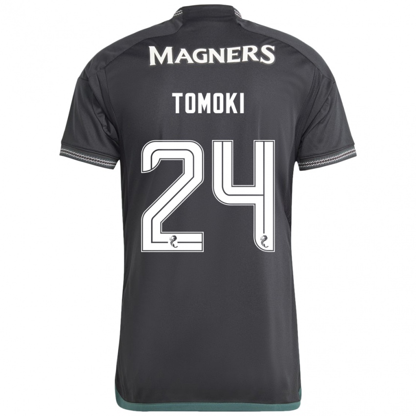 Mulher Camisola Tomoki Iwata #24 Preto Alternativa 2023/24 Camisa