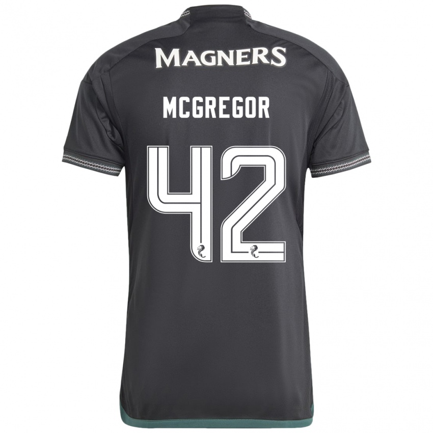 Mulher Camisola Callum Mcgregor #42 Preto Alternativa 2023/24 Camisa