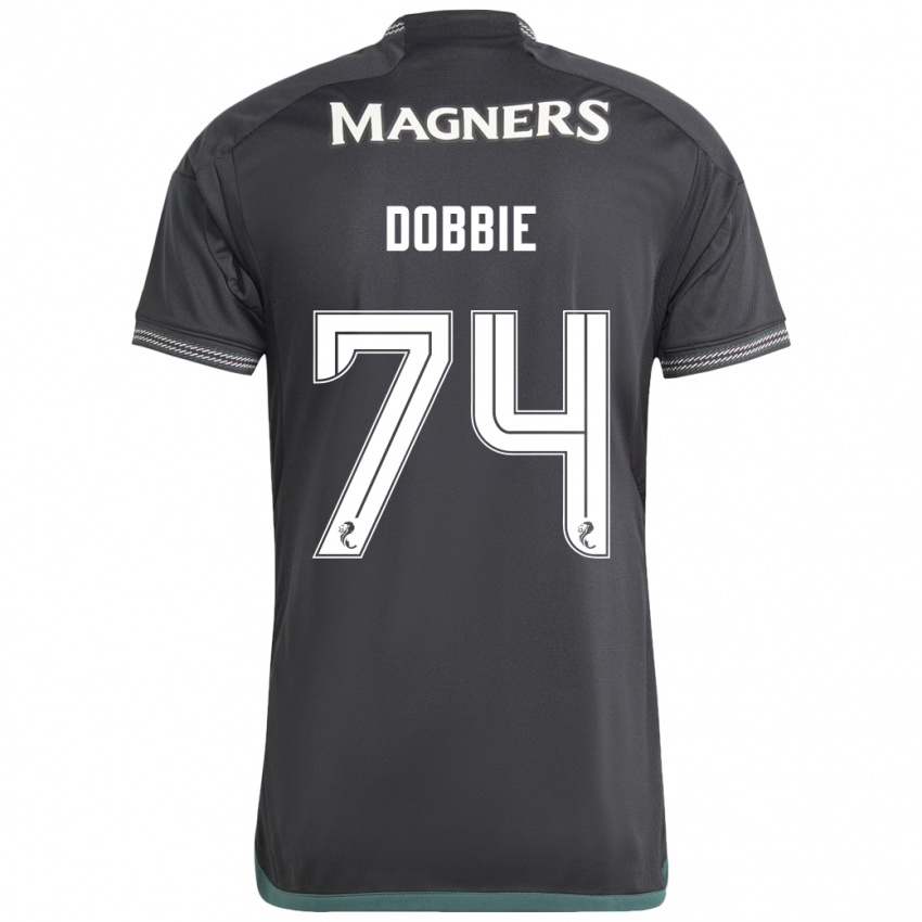 Mulher Camisola Lewis Dobbie #74 Preto Alternativa 2023/24 Camisa