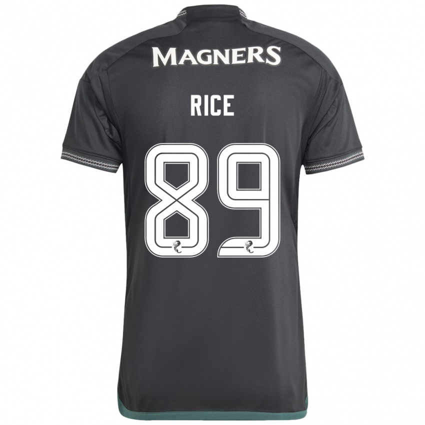 Mulher Camisola Aidan Rice #89 Preto Alternativa 2023/24 Camisa