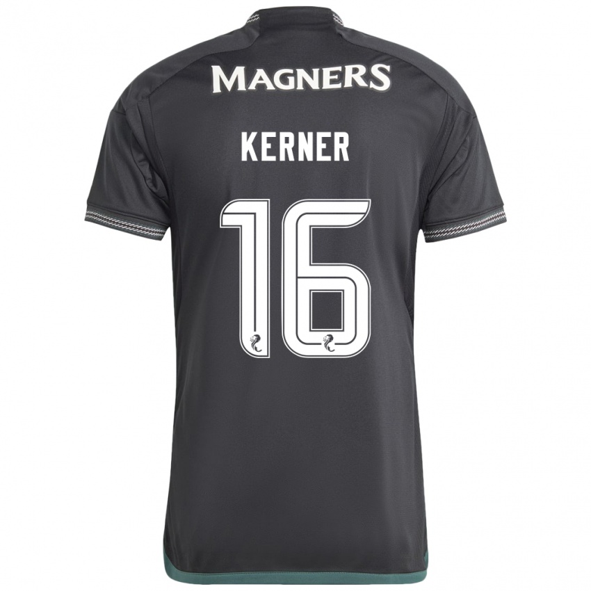 Mulher Camisola Hana Kerner #16 Preto Alternativa 2023/24 Camisa