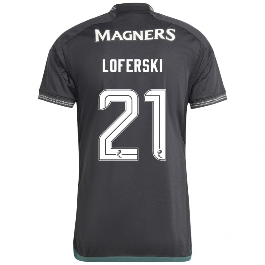 Mulher Camisola Kit Loferski #21 Preto Alternativa 2023/24 Camisa