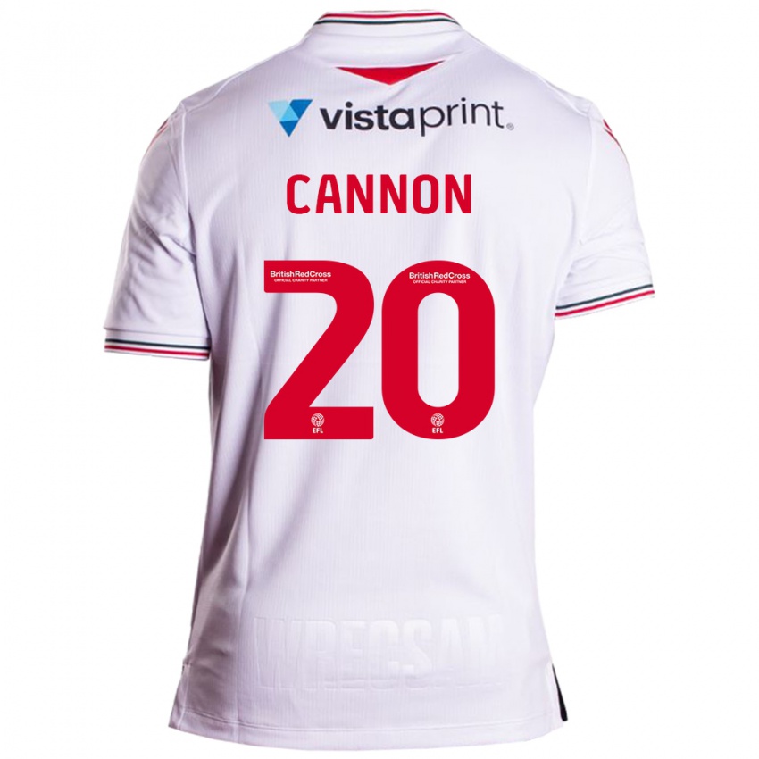 Mulher Camisola Andy Cannon #20 Branco Alternativa 2023/24 Camisa