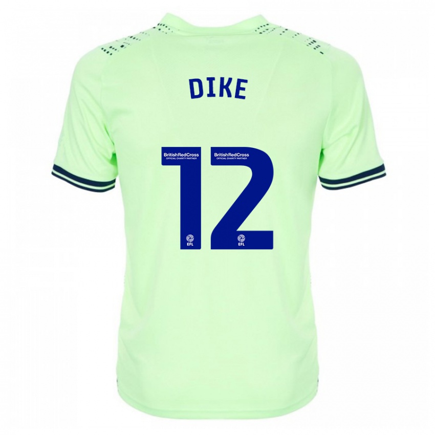 Mulher Camisola Daryl Dike #12 Marinha Alternativa 2023/24 Camisa